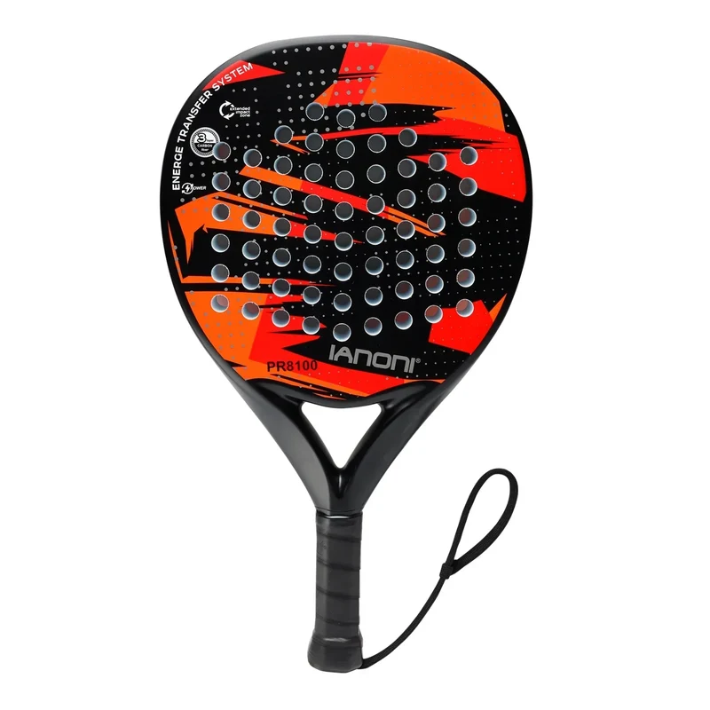 Letthåndteret Padelbat i kulfiber, EVA kerne for præcision og styrke