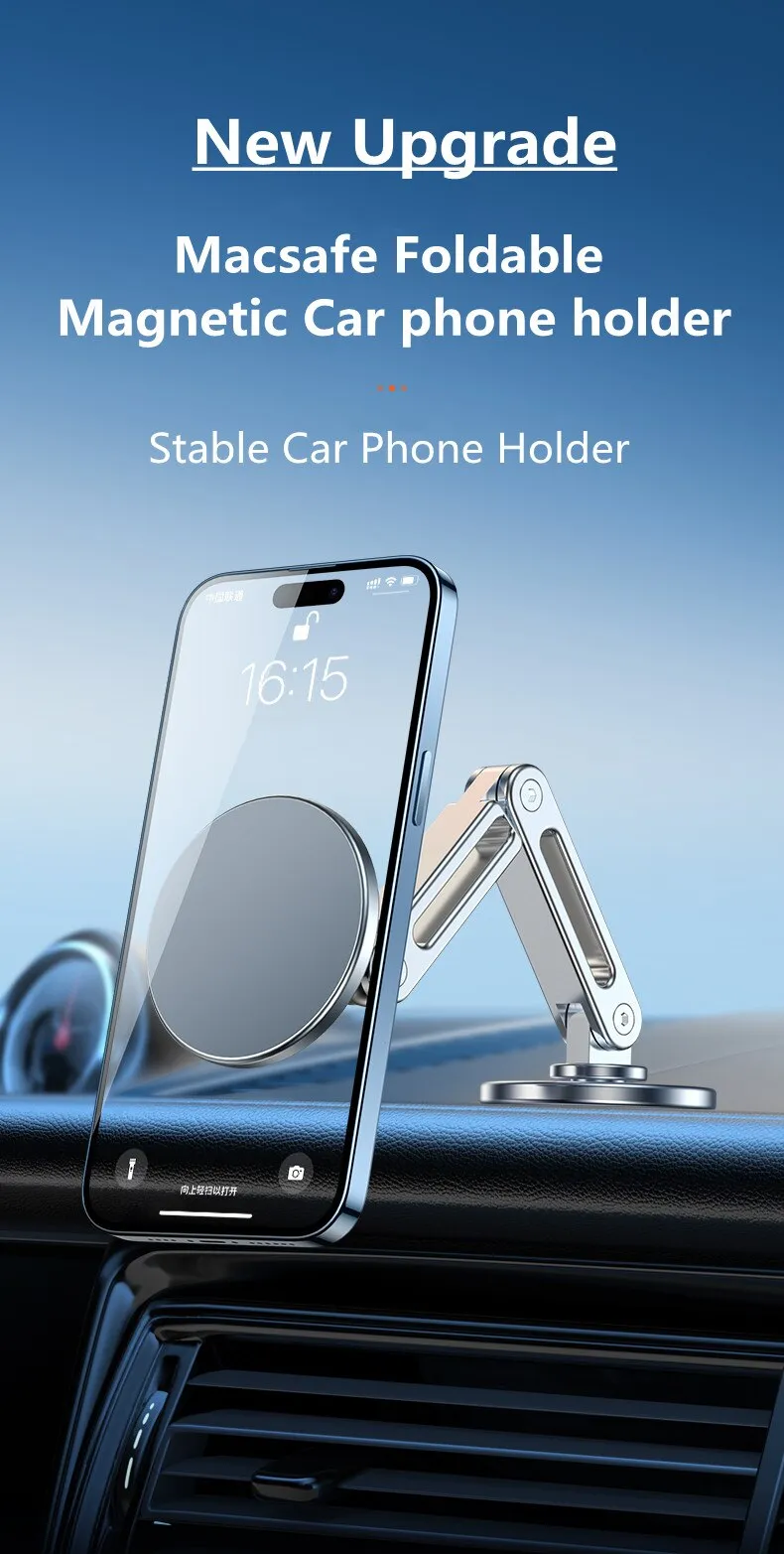 360° Drejelig Magnetisk Telefonholder
