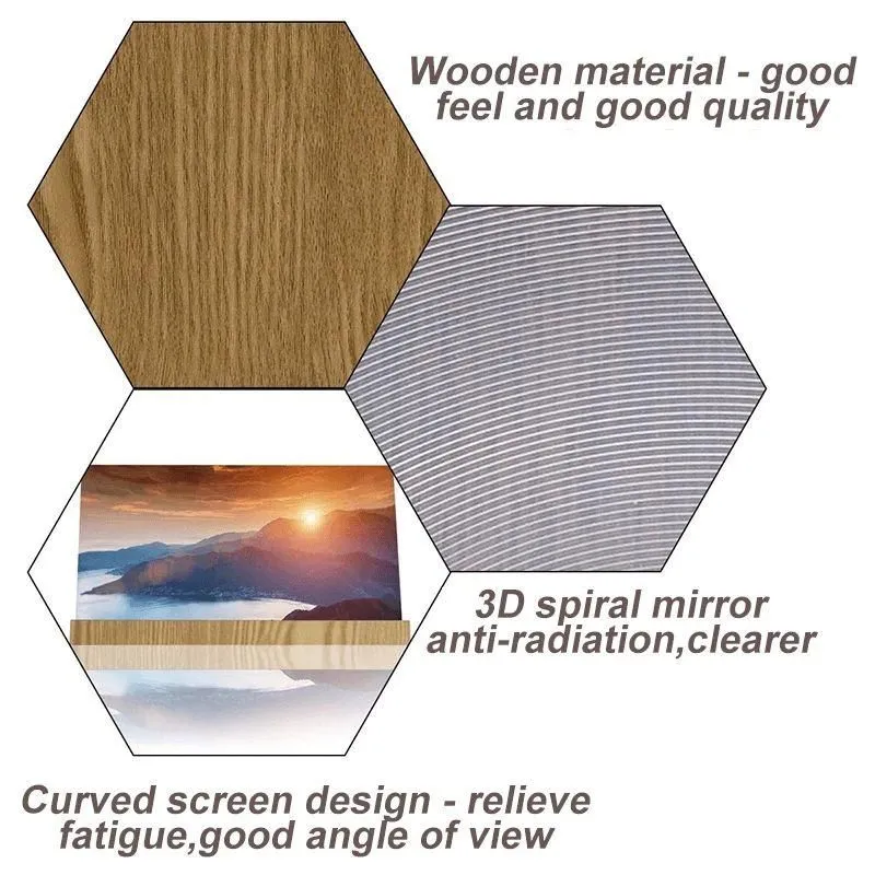 3D Forstørrelsesglas til Telefon Skærm