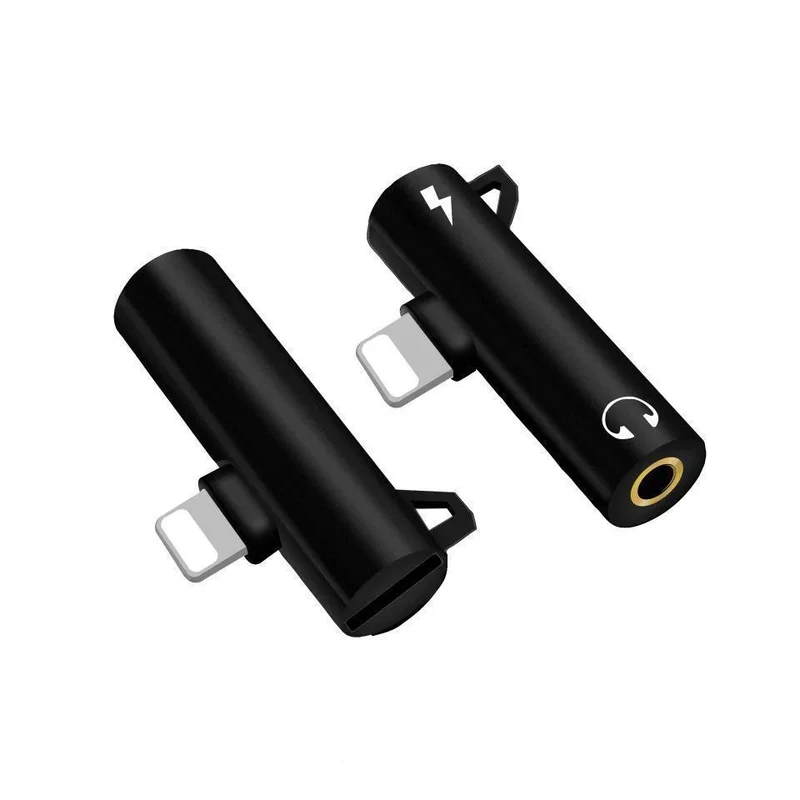 4-i-1 Lightning Adapter til iPhone – Øretelefoner (2 stk.)