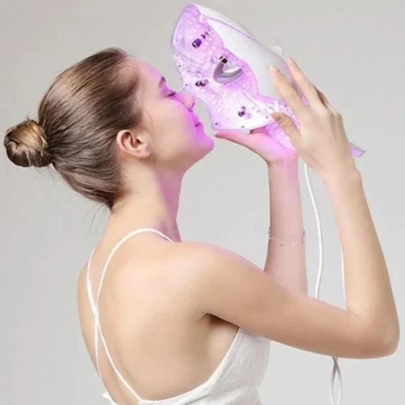 LED Photon Lysbehandling Maske til Ansigt og Hals - 7 Farver