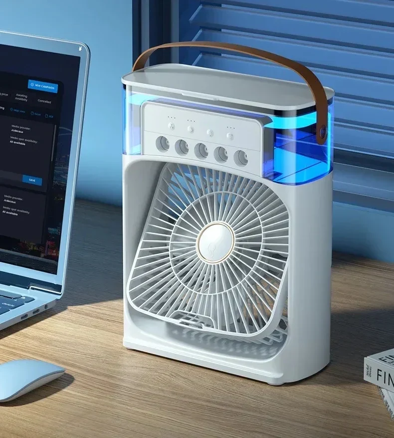 Luftbefeugter Ventilator til Desktop med AirMist Pro Funktion