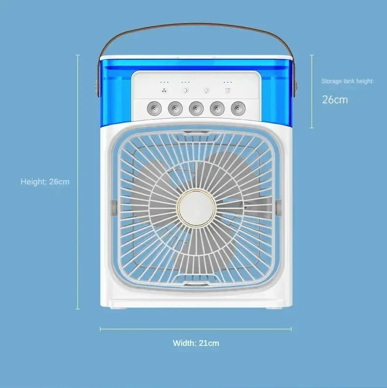 Luftbefeugter Ventilator til Desktop med AirMist Pro Funktion