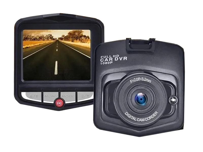 Full HD Dashcam med inbyggd skärm