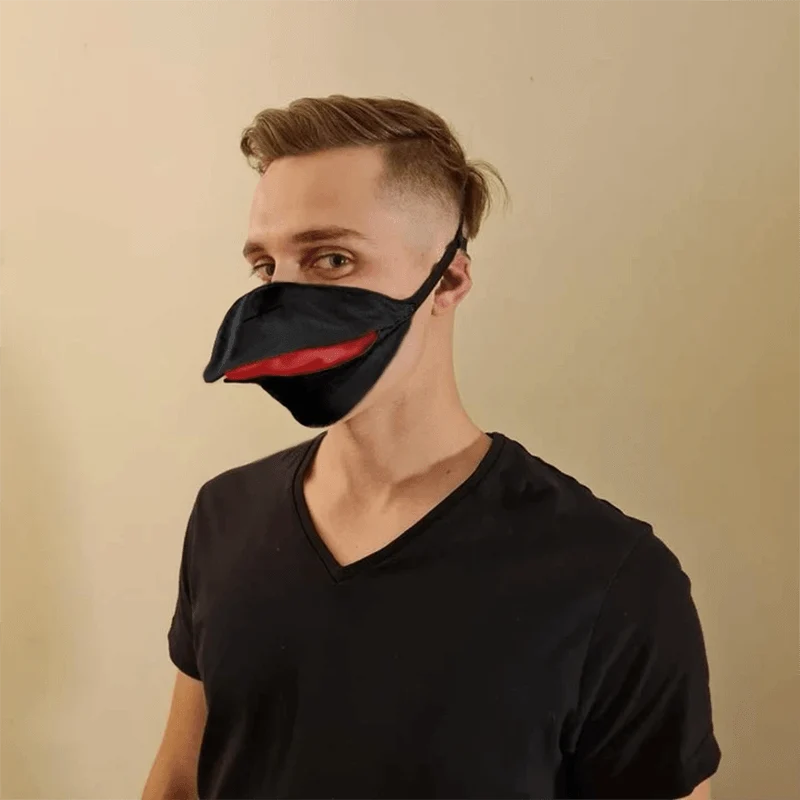 Samtale ansigtsmaske med andedesign