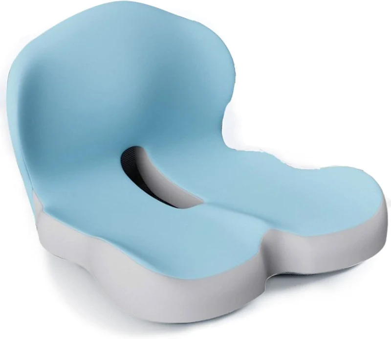 Ergonomisk Sædepude med Lændestøtte til Kontor, Bil og Rejse