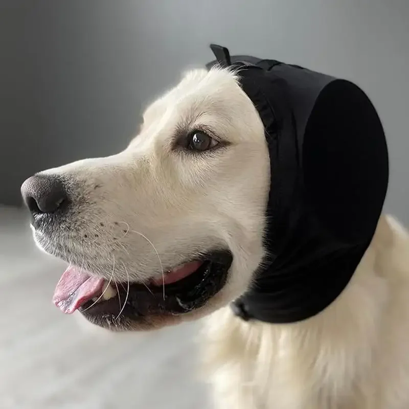 Lydisolerende hundeørebeskyttere i åndbart polyester til angstlindring