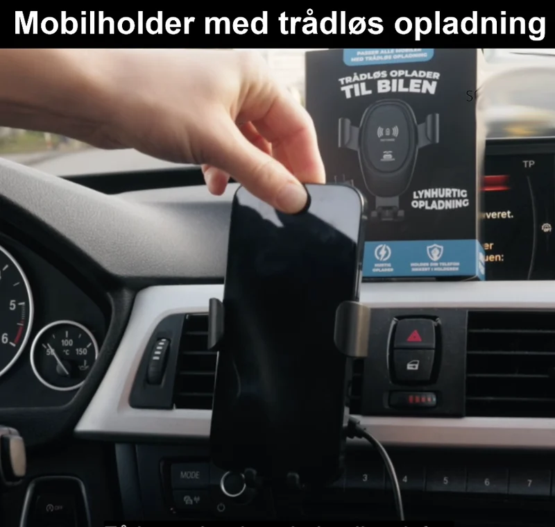 Mobilhållare trådlös laddning