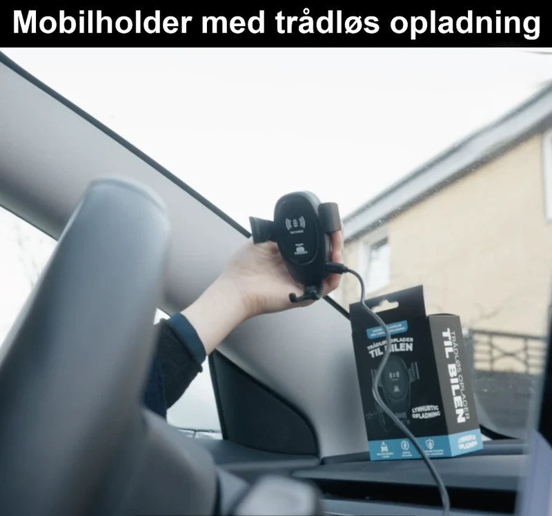 Mobilhållare trådlös laddning