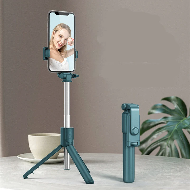 Bluetooth Selfie Stangestativ med Tripod Funktion