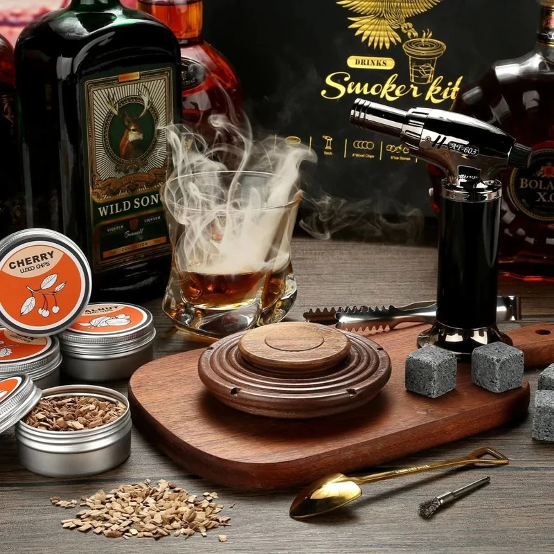 Cocktail Røger Sæt til Whiskey- og Bourbon-Entusiaster