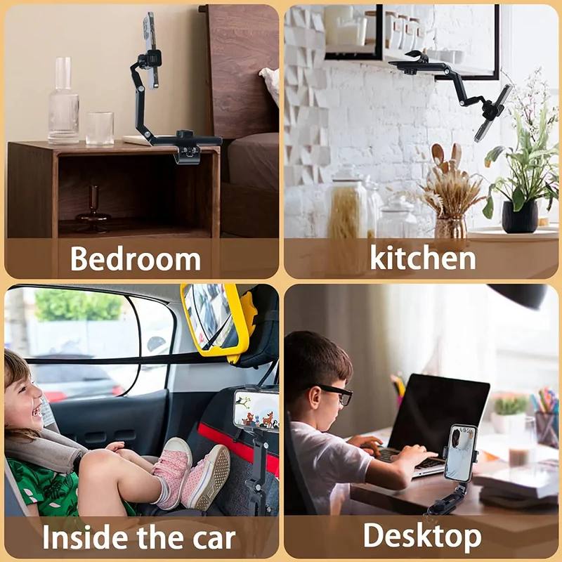 Holder360° PremiumHolder 1+1 GRATIS: Premium Justerbar Rotationshållare för Mobiltelefon