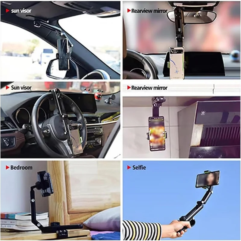 Holder360° PremiumHolder 1+1 GRATIS: Premium Justerbar Rotationshållare för Mobiltelefon