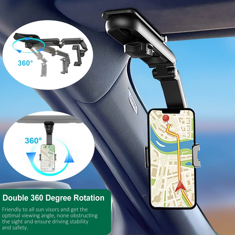 Holder360° PremiumHolder 1+1 GRATIS: Premium Justerbar Rotationshållare för Mobiltelefon