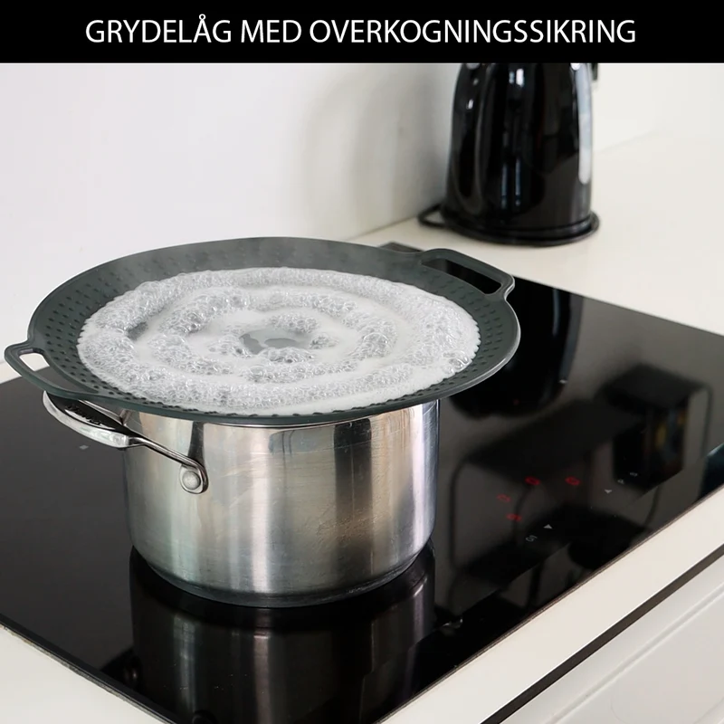 Grytlock med överkokningsskydd