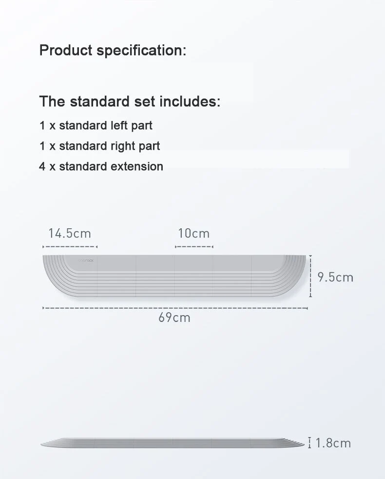 Roborock Branded Ramp - 18mm Clearance Suitable for ALL Robotic Vacuum Cleaner