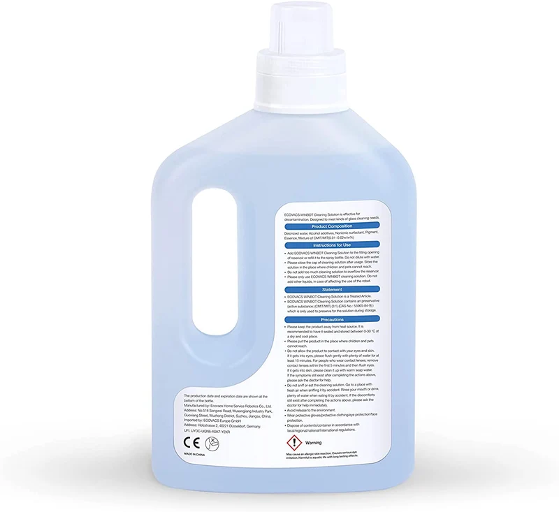 Ecovacs Winbot Cleaning Solution 1L (Genuine)
