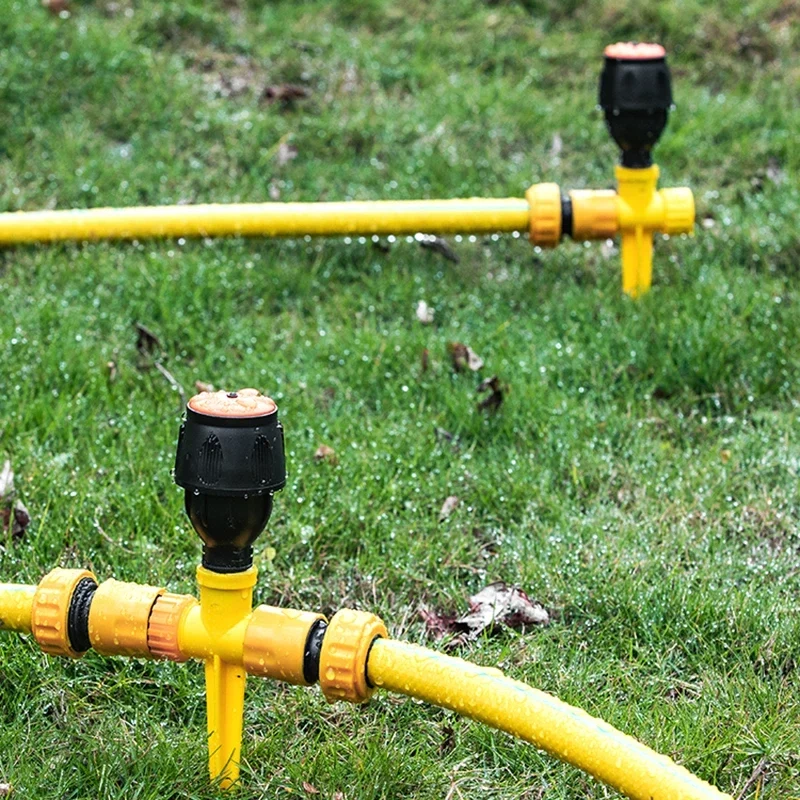 Automatisk vanding med 360° roterende plæne sprinkler – 20 m rækkevidde