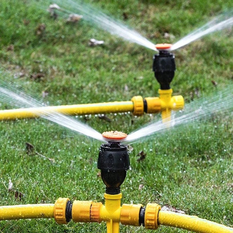 Automatisk vanding med 360° roterende plæne sprinkler – 20 m rækkevidde