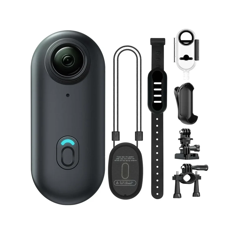 Mini WiFi Action Kamera 4K – Tragbar, Vandtæt, 360° Montering med Magnetclip