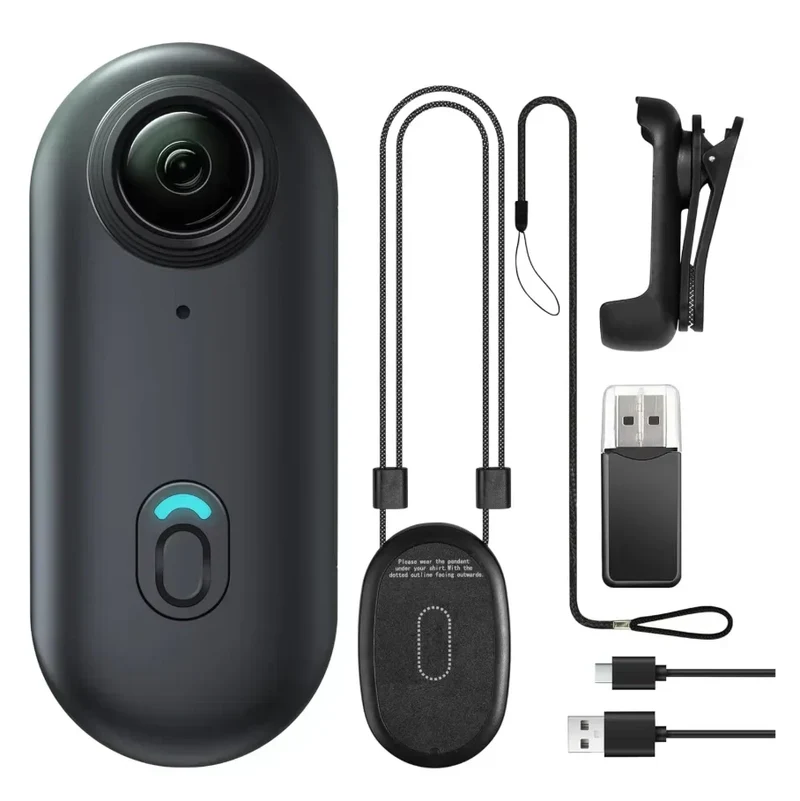 Mini WiFi Action Kamera 4K – Tragbar, Vandtæt, 360° Montering med Magnetclip