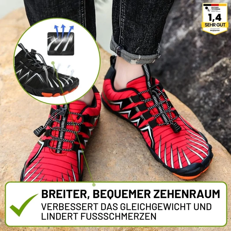 Ergonomisk smertereduktions barfodssko - Kampagne 1+2 Gratis