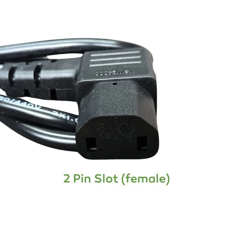 Ecovacs Power Cord (2 Pin, C17)