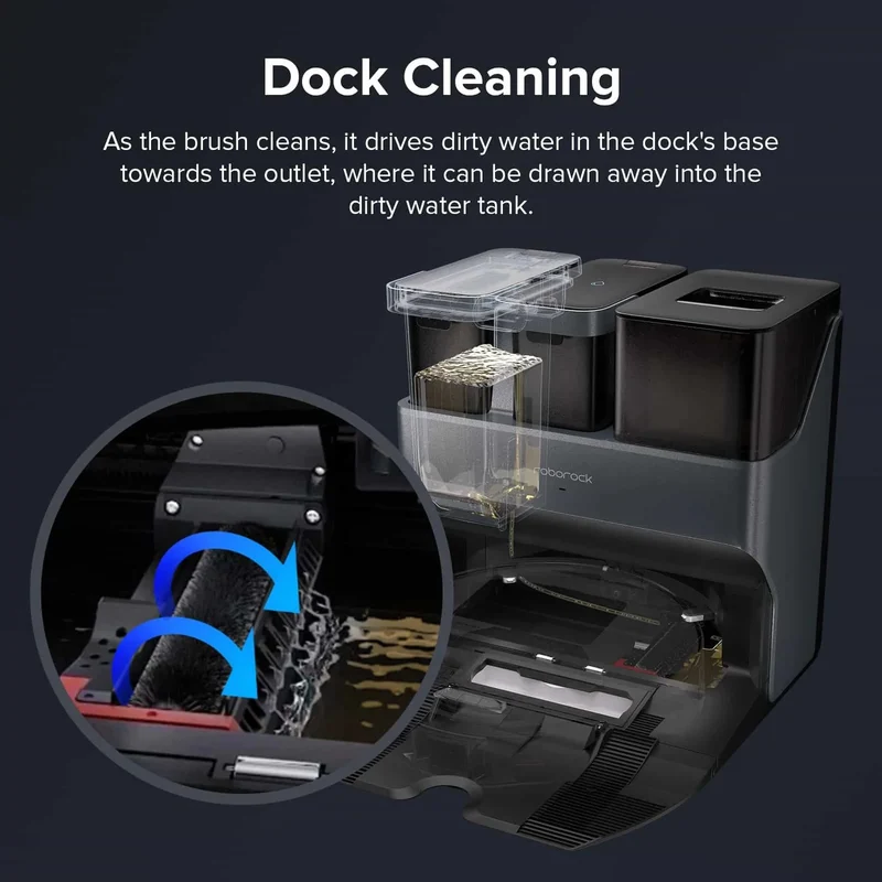 Roborock Cleaning Brush X 2 for Roborock Empty Wash Fill Dock (Genuine)