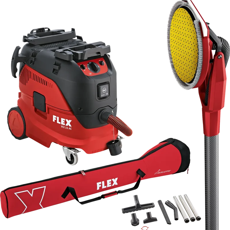 Combo Kit Flex VCE 33 M AC-Set + GE 6 R-EC Giraffe Sander + M-Class 30L Vacuum Cleaner