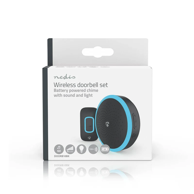 Draadloze Deurbelset Batterij Gevoed - 4.5 V DC - 1x CR2032