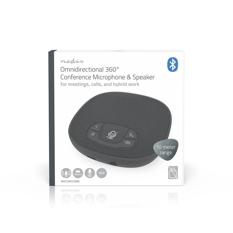 Conference Speaker Bluetooth® - Omni-directioneel - 15W
