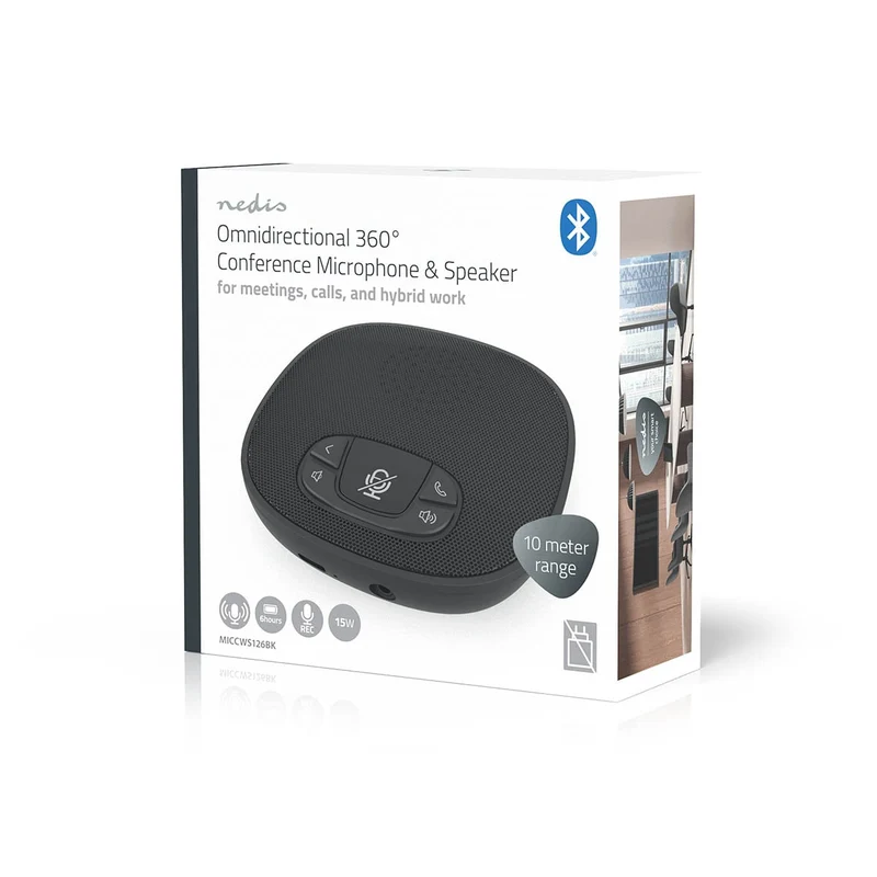 Conference Speaker Bluetooth® - Omni-directioneel - 15W