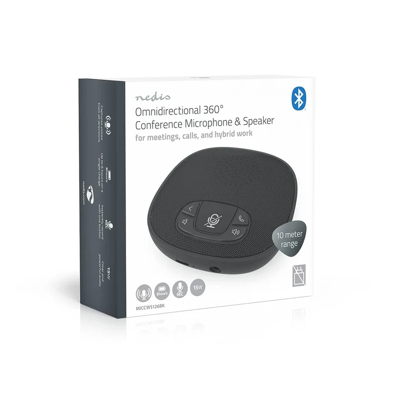 Conference Speaker Bluetooth® - Omni-directioneel - 15W