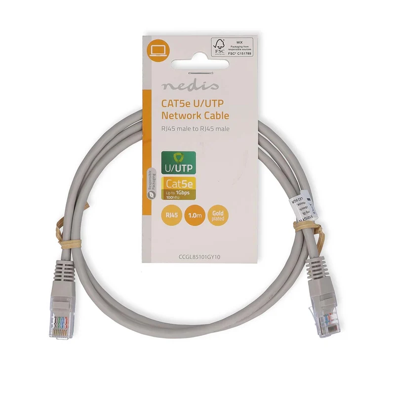 CAT5e Netwerkkabel U/UTP - RJ45 Male - RJ45 Male