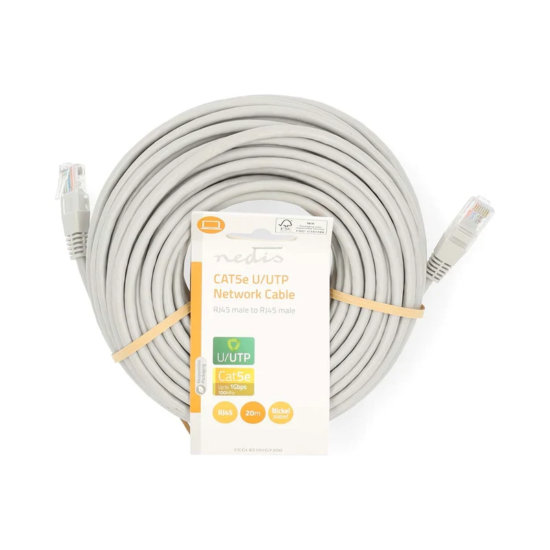 CAT5e Netwerkkabel U/UTP - RJ45 Male - RJ45 Male