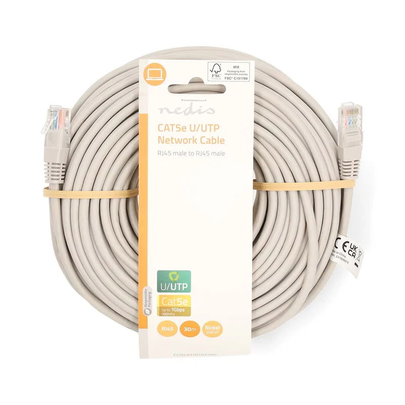 CAT5e Netwerkkabel U/UTP - RJ45 Male - RJ45 Male