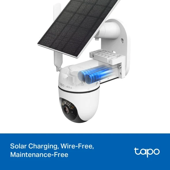 TP-Link Tapo C615G KIT - Camara 4G LTE Pan/Tilt 2K Solar IP65