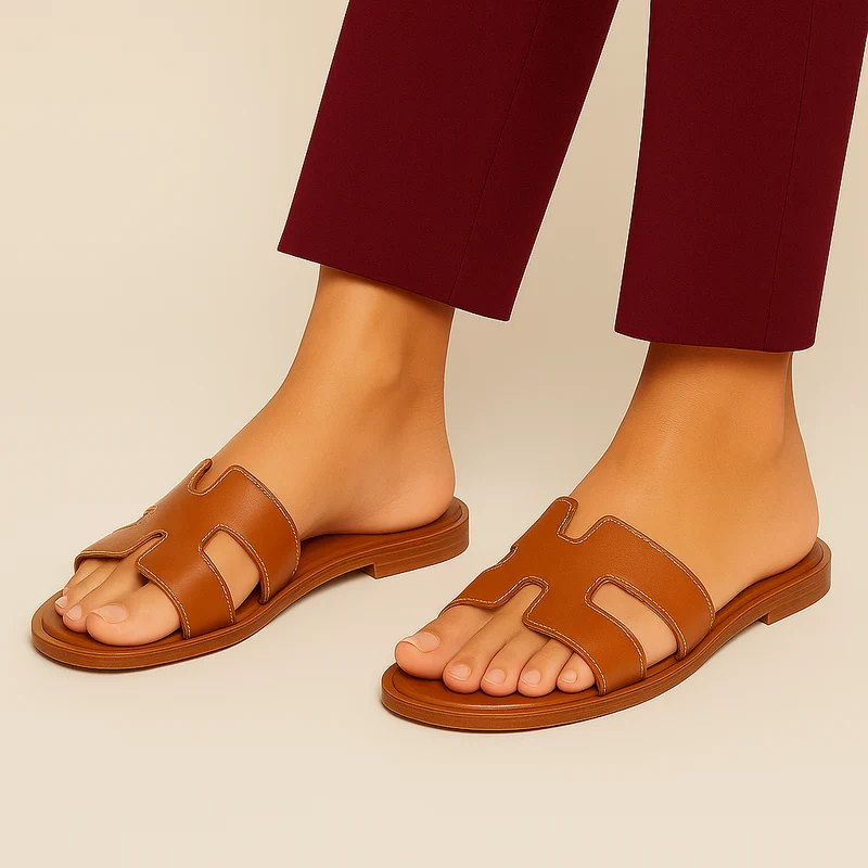 Flade Sommer Sandaler til kvinder - Komfortable Slip-On Sko