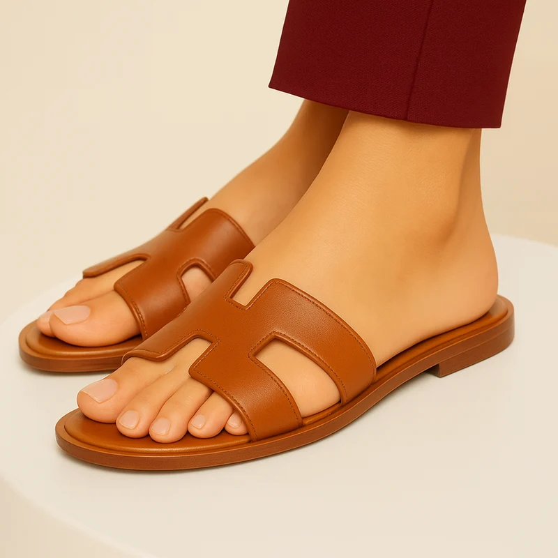 Flade Sandaler til Damer, Let at tage på, Bred Pasform