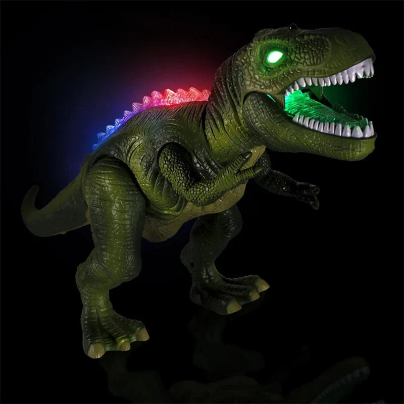 Fjernstyret dinosaur legetøj med lys og lyde til børn
