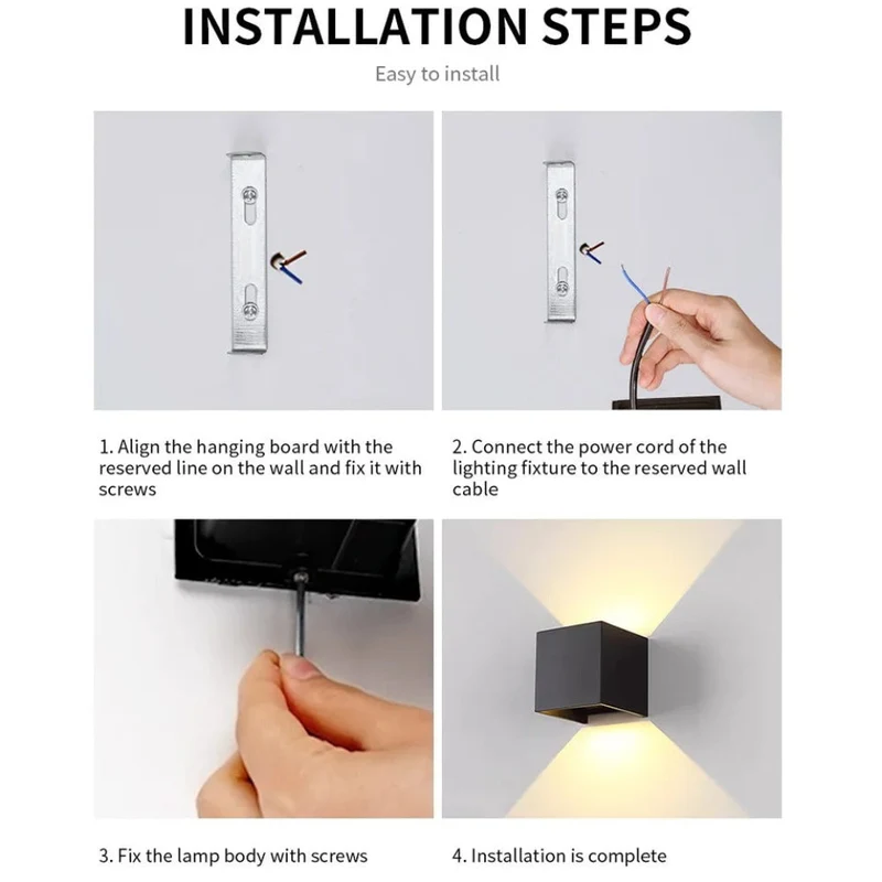 LED Cube Light Set - Trådløs, energieffektiv og alsidig