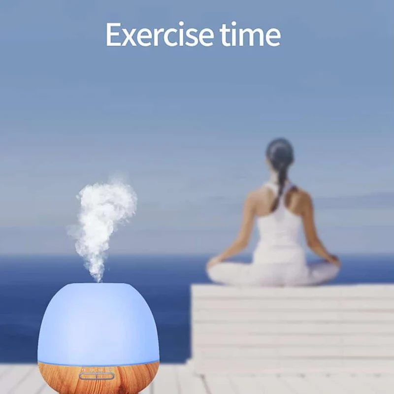 Aroma Diffuser 400 ML m/fjernkontroll - Stilfull og vakker – 2 farger -