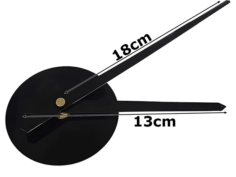 Stor 3D väggklocka – XXL, 130 cm, tyst och elegant