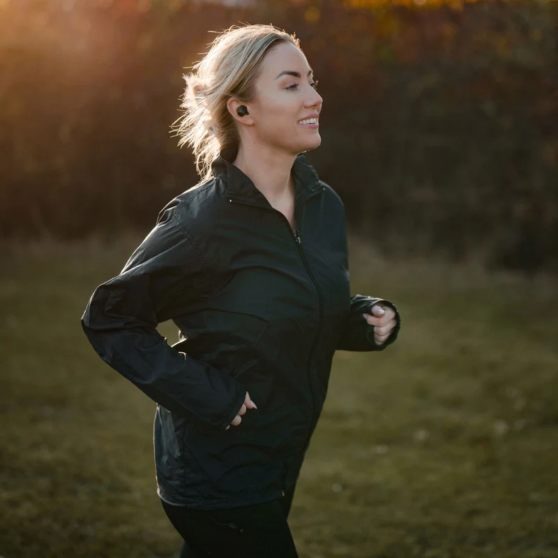 Trådlösa in-ear-hörlurar med Bluetooth och lång batteritid