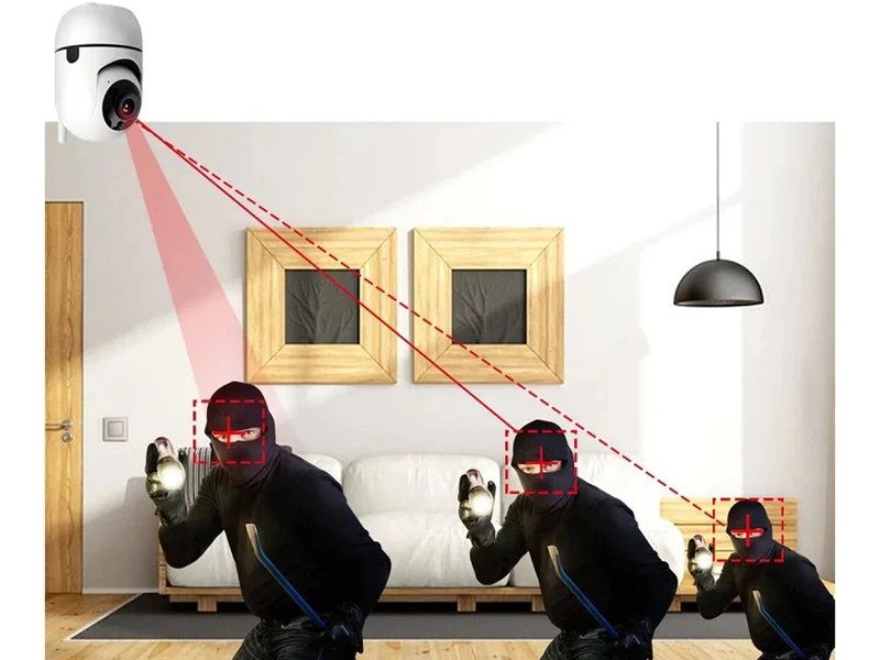 Wi-Fi IP-kamera med tvåvägsljud för barnövervakning