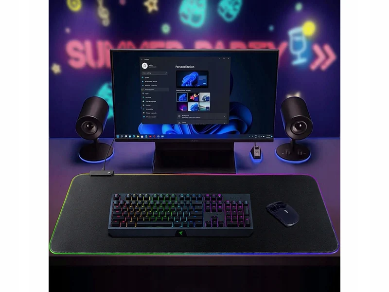 Gaming Mouse Pad XXL Upplyst med LED