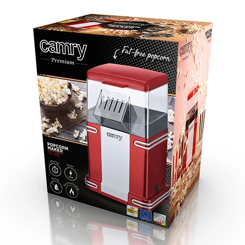 Popcornmaskin - Oljefri Popcorn för hemmabio