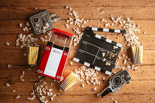 Popcornmaskin - Oljefri Popcorn för hemmabio