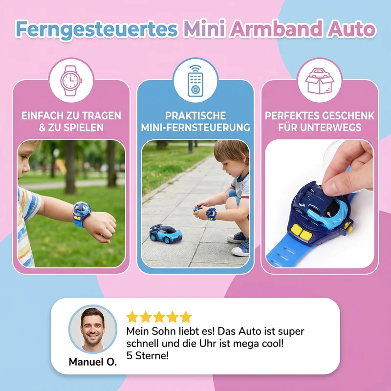 Mini Fjernstyret Armbrøst Bil
