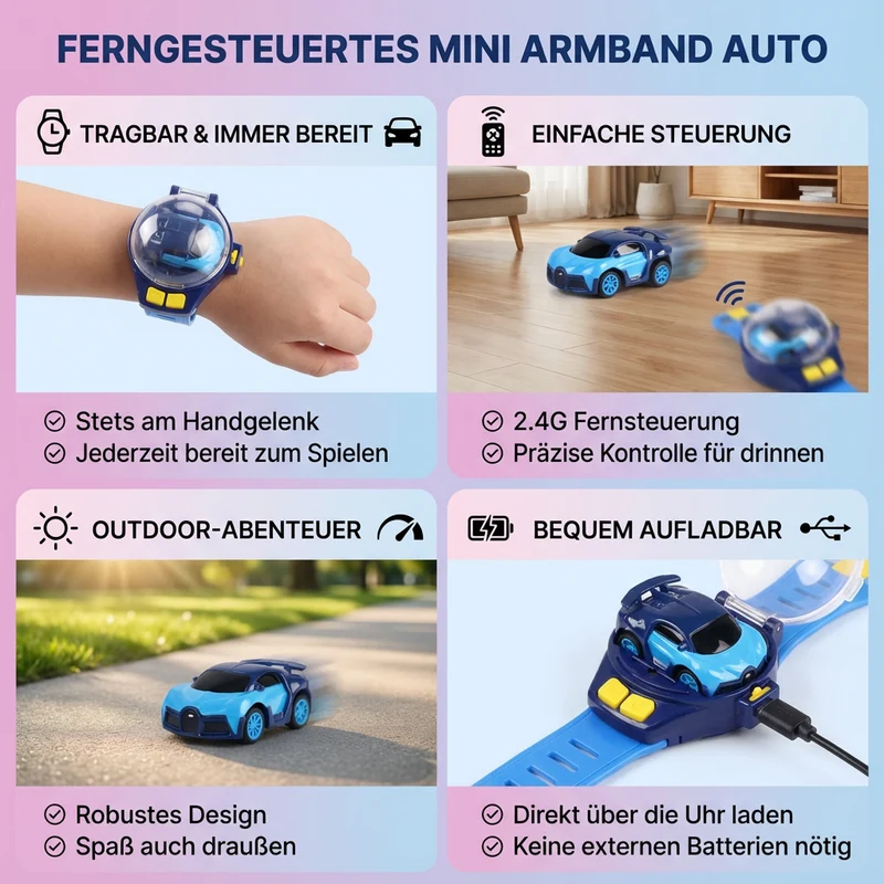 Mini Fjernstyret Armbrøst Bil